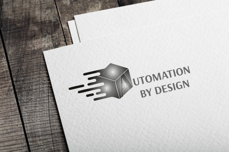 automation by design logo design