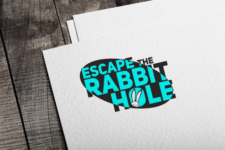 escapetherabbithole logo design