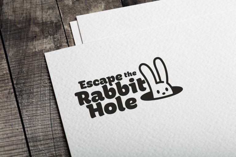 escapetherabbithole calgary logo design